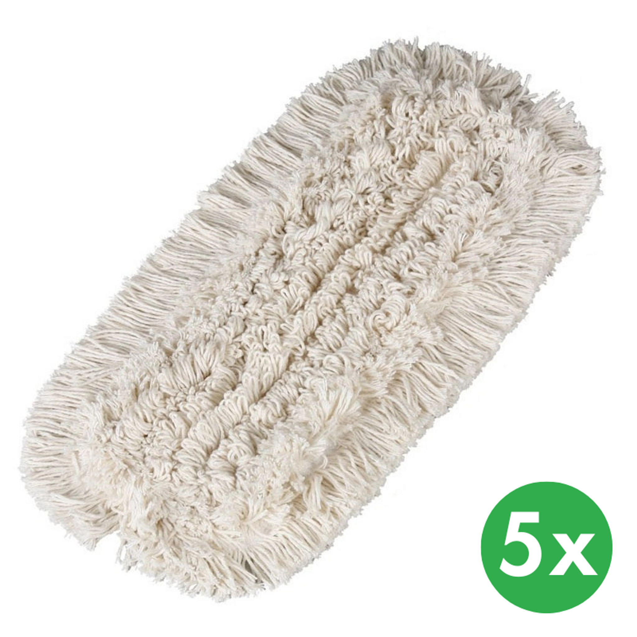Mop płaski do podłogi - kombinowany, 41,5 x 14 cm (5 szt.)