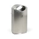 Mülleimer 75 l, Edelstahl