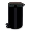 Mülleimer mit Tretmechanik, 30 l, schwarz