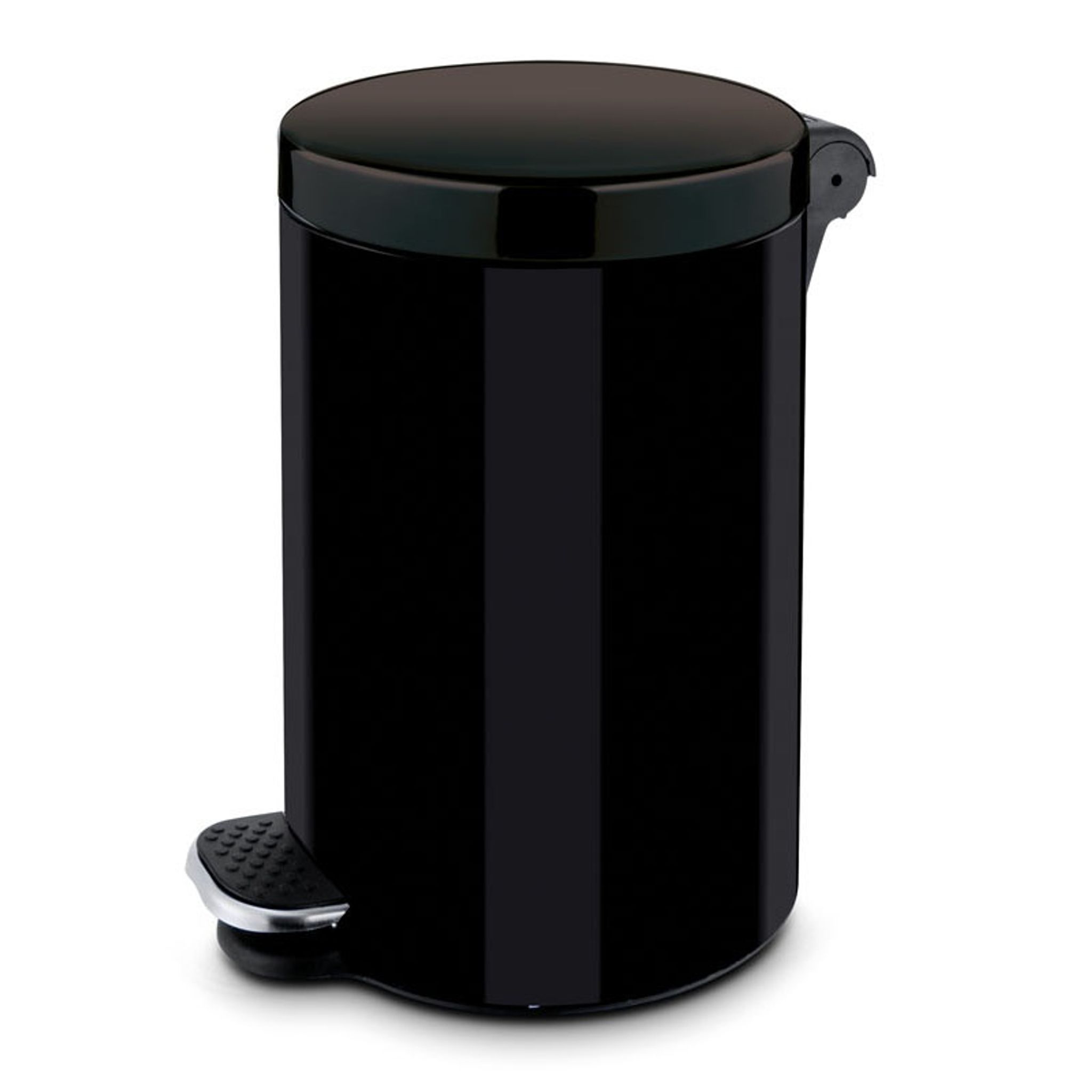 Mülleimer mit Tretmechanik, 30 l, schwarz