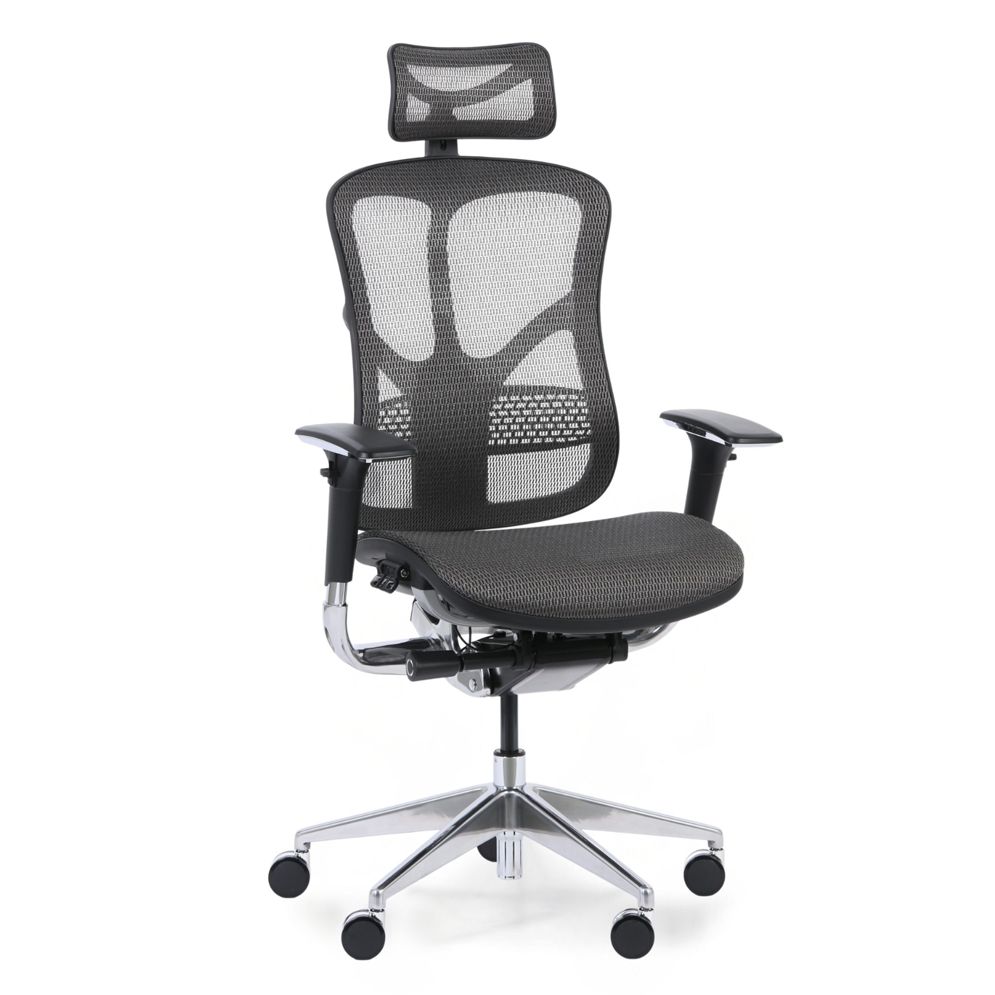 Multifunkčná kancelárska stolička WINSTON AA, sivá