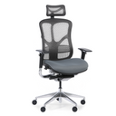 Multifunkční kancelářská židle WINSTON AB, šedá