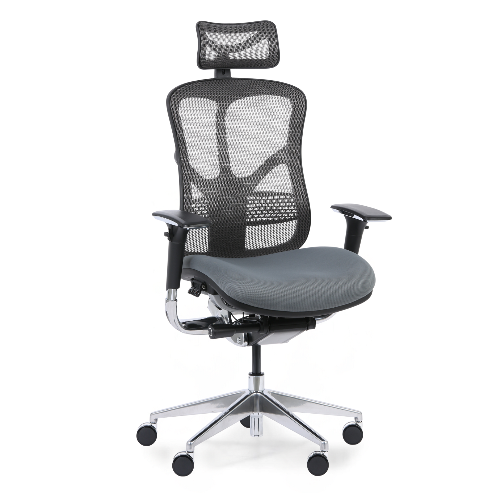 Multifunkční kancelářská židle WINSTON AB, šedá