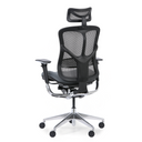 Multifunkční kancelářská židle WINSTON AB, šedá