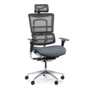 Multifunkční kancelářská židle WINSTON SAB, šedá