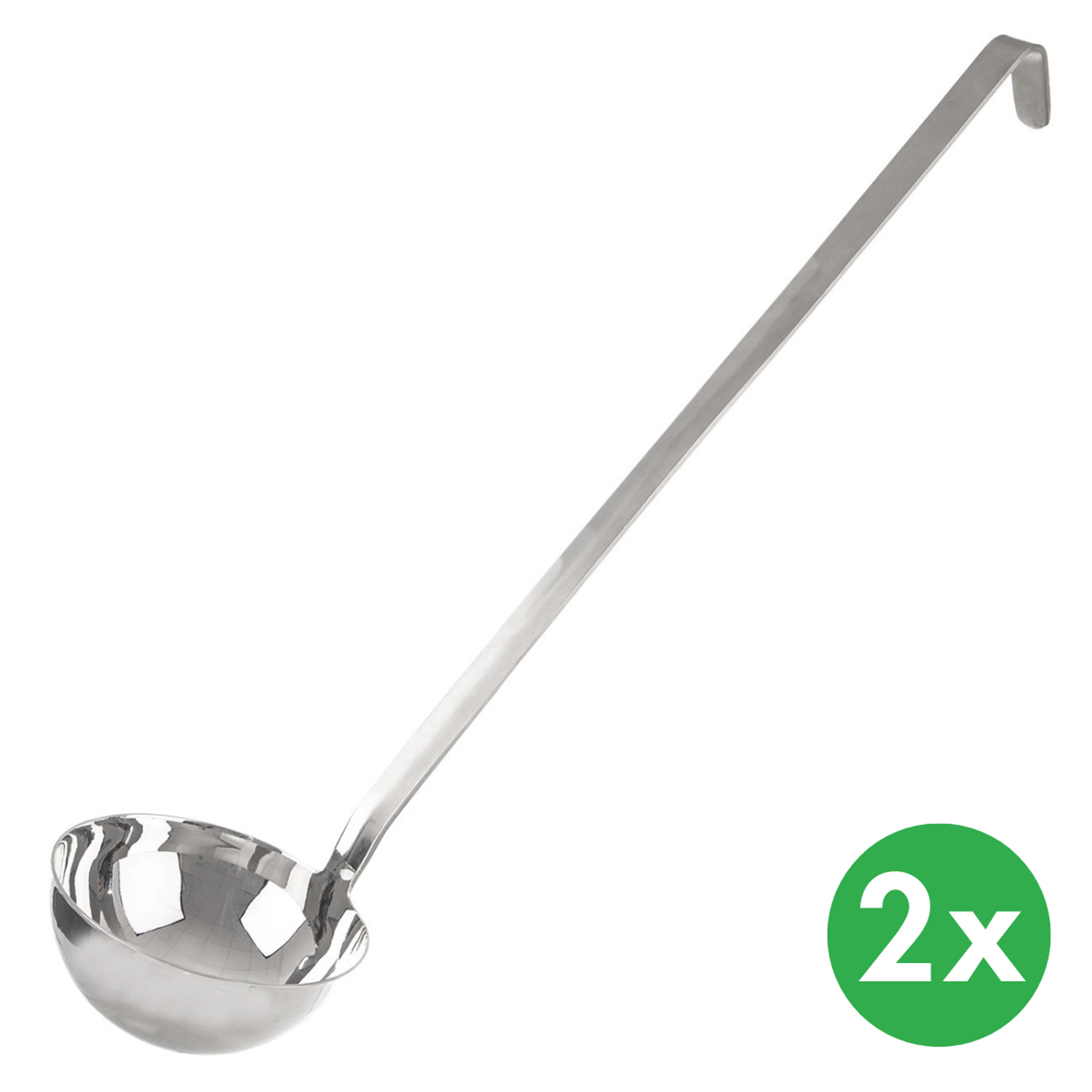 Naběračka GASTRO, 54 cm, 0,5 l, nerez, 2 ks