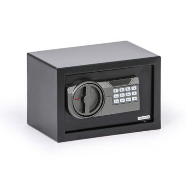 Nábytkový sejf s elektronickým zámkem a LCD displejem, 200 x 310 x 200 mm