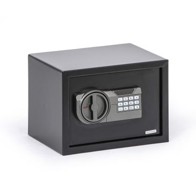 Nábytkový sejf s elektronickým zámkem a LCD displejem, 250 x 350 x 250 mm