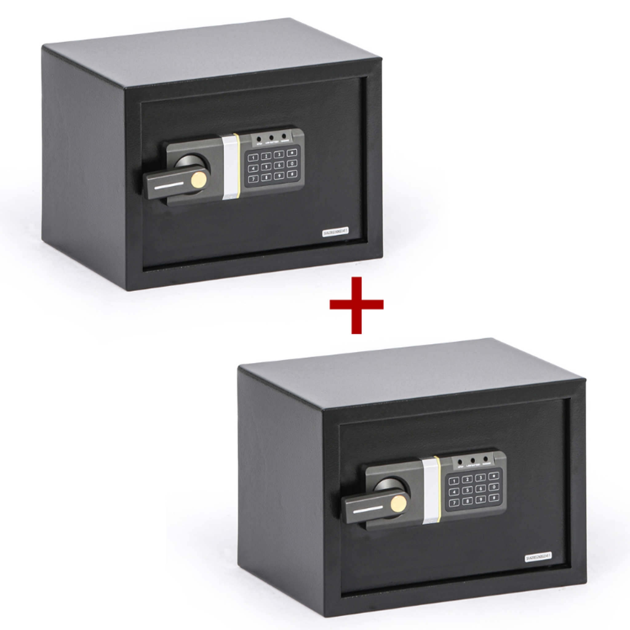 Nábytkový sejf s elektronickým zámkom 1+1 ZADARMO, 250 x 350 x 250 mm