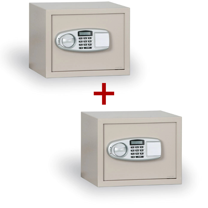 Fotografia produktu: Nábytkový trezor elektronický 1+1 ZADARMO, 17 L