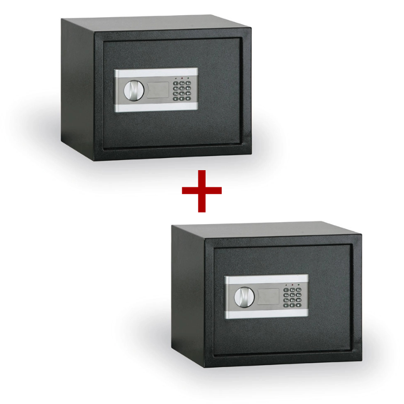 Fotografia produktu: Nábytkový trezor elektronický 1+1 ZADARMO, 18 L