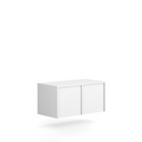 Nadstavba pre skrine FRAME, 2x dvere, 872 x 450 x 427 mm, PUSH-lock, biela