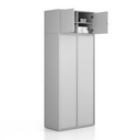 Nadstavba pre skrine FRAME, 2x dvere, 872 x 450 x 427 mm, PUSH-lock, sivá