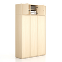 Nadstavba pre skrine FRAME, 3x dvere, 1299 x 450 x 427 mm, PUSH-lock, breza