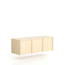 Nadstavba pre skrine FRAME, 3x dvere, 1299 x 450 x 427 mm, PUSH-lock, breza