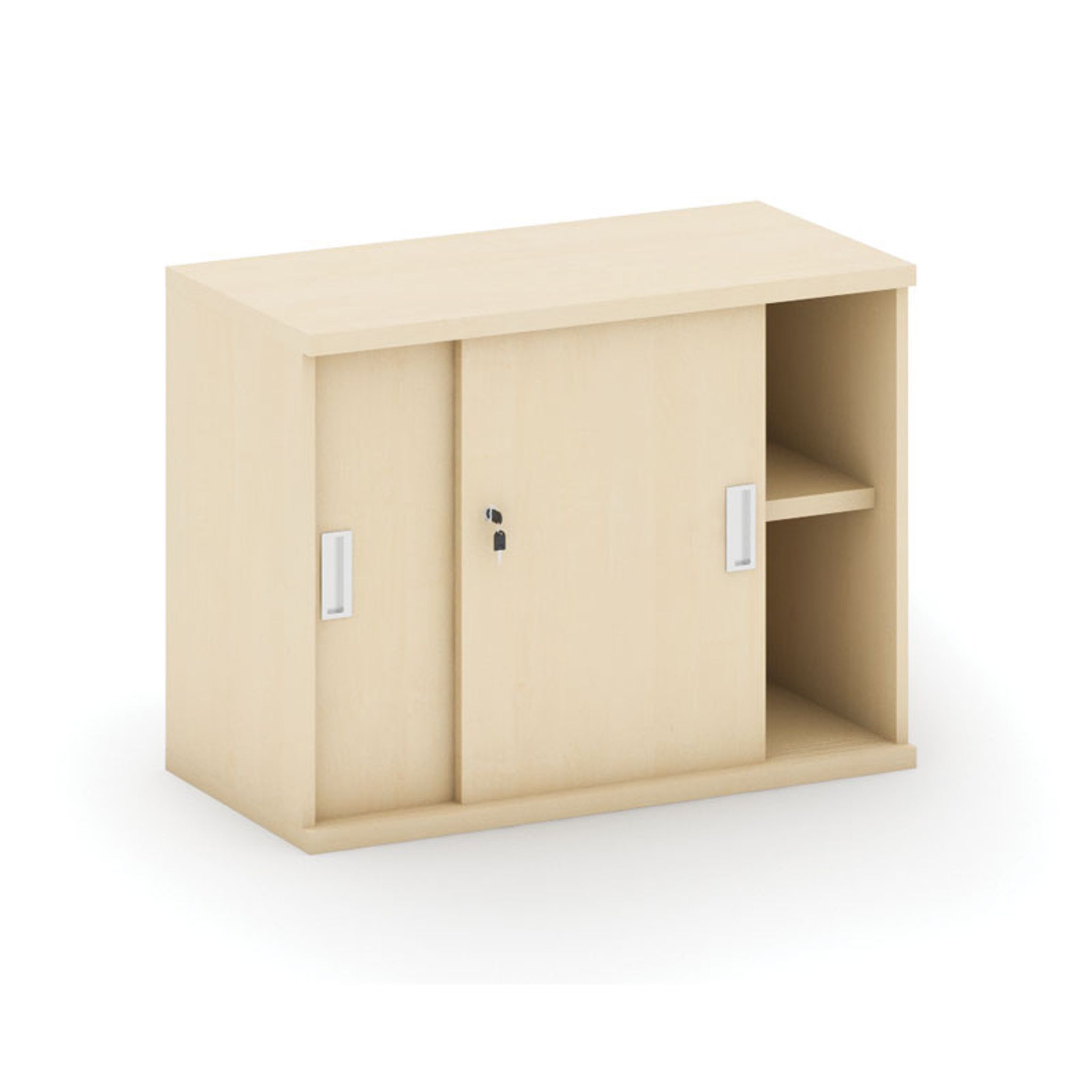 Nadstawka z przesuwnymi drzwiami MIRELLI, 800 x 400 x 600 mm, brzoza