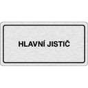 Nalepovací cedulka na dveře - Hlavní jistič