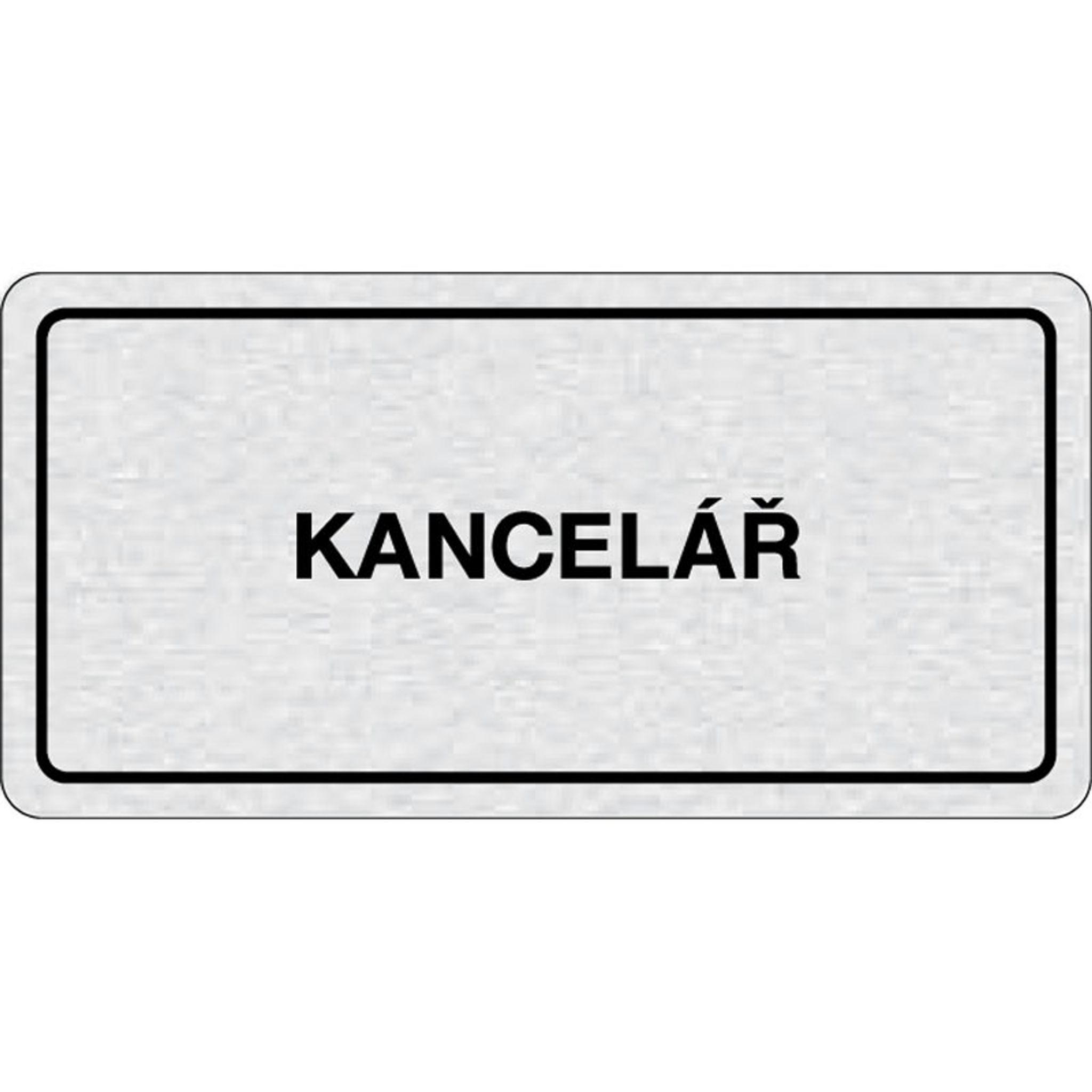 Nalepovací cedulka na dveře - Kancelář