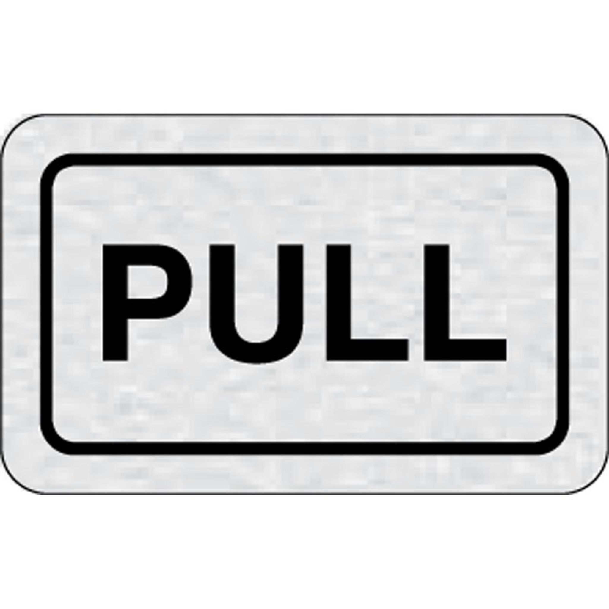 Nalepovací cedulka na dveře - PULL