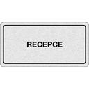 Nalepovací cedulka na dveře - Recepce
