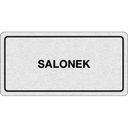 Nalepovací cedulka na dveře - Salonek
