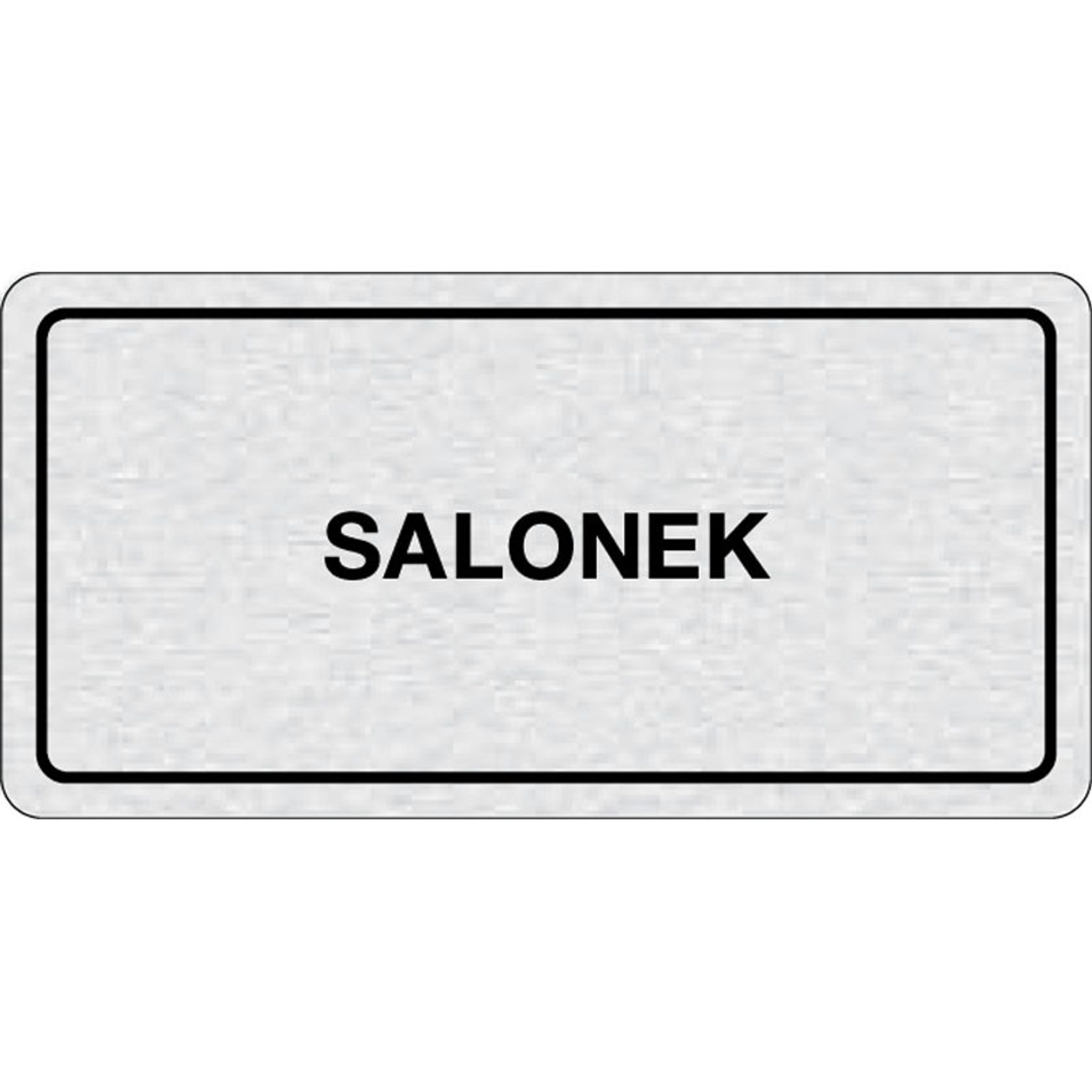 Nalepovací cedulka na dveře - Salonek