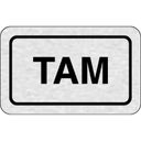 Nalepovací cedulka na dveře - TAM