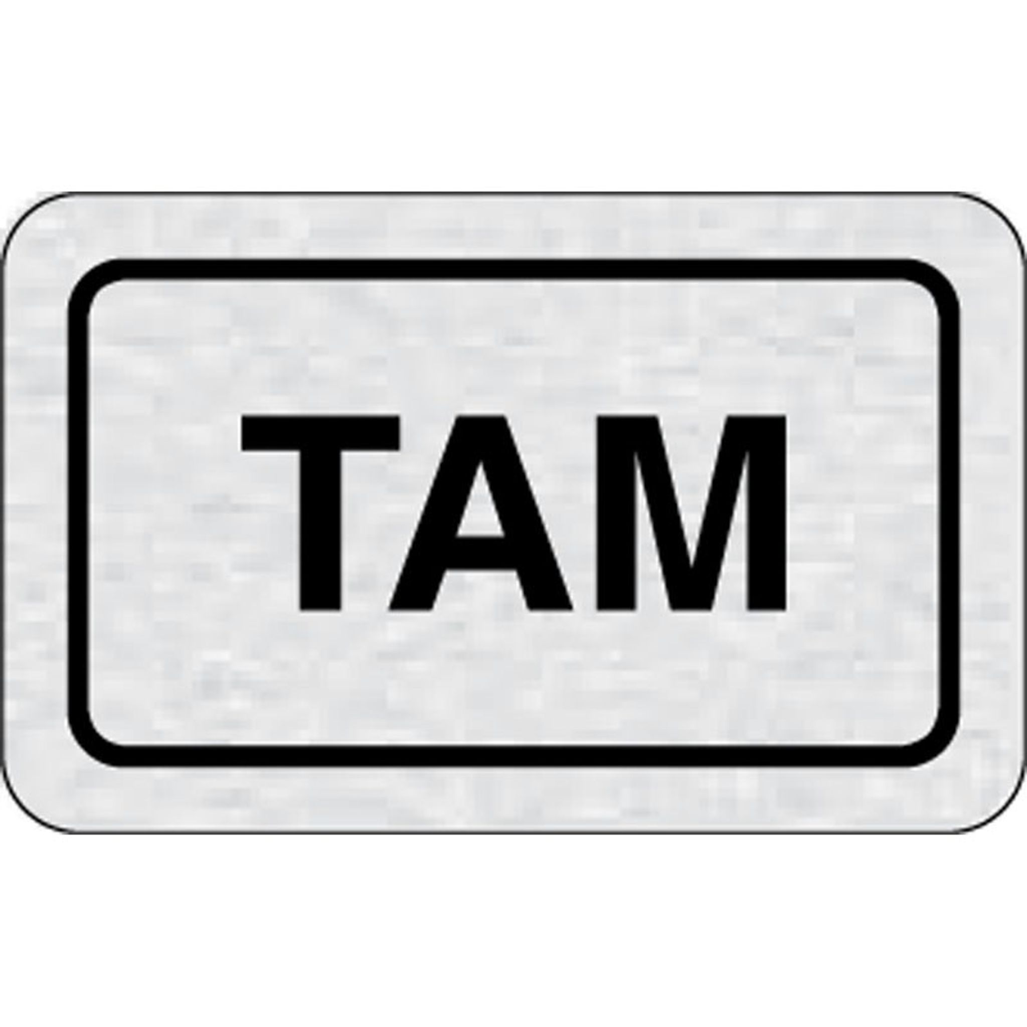 Nalepovací cedulka na dveře - TAM