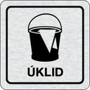 Nalepovací cedulka na dveře - Úklid