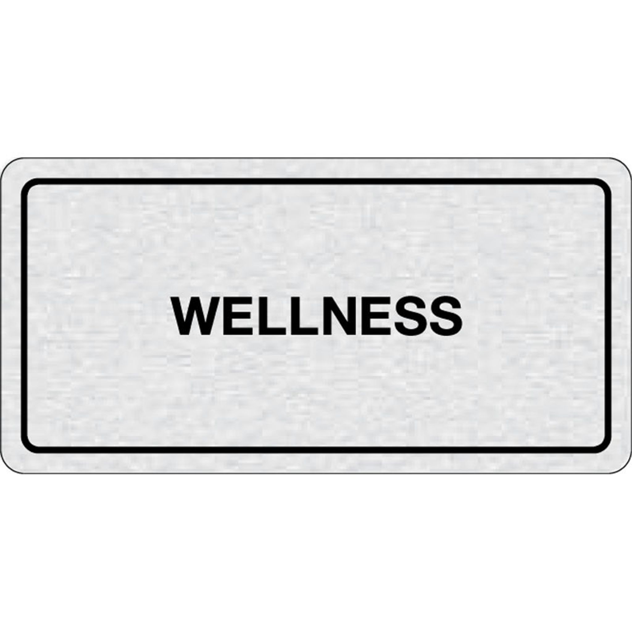 Nalepovací cedulka na dveře - Wellness