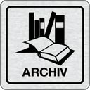 Nalepovacia tabuľka na dvere - Archív