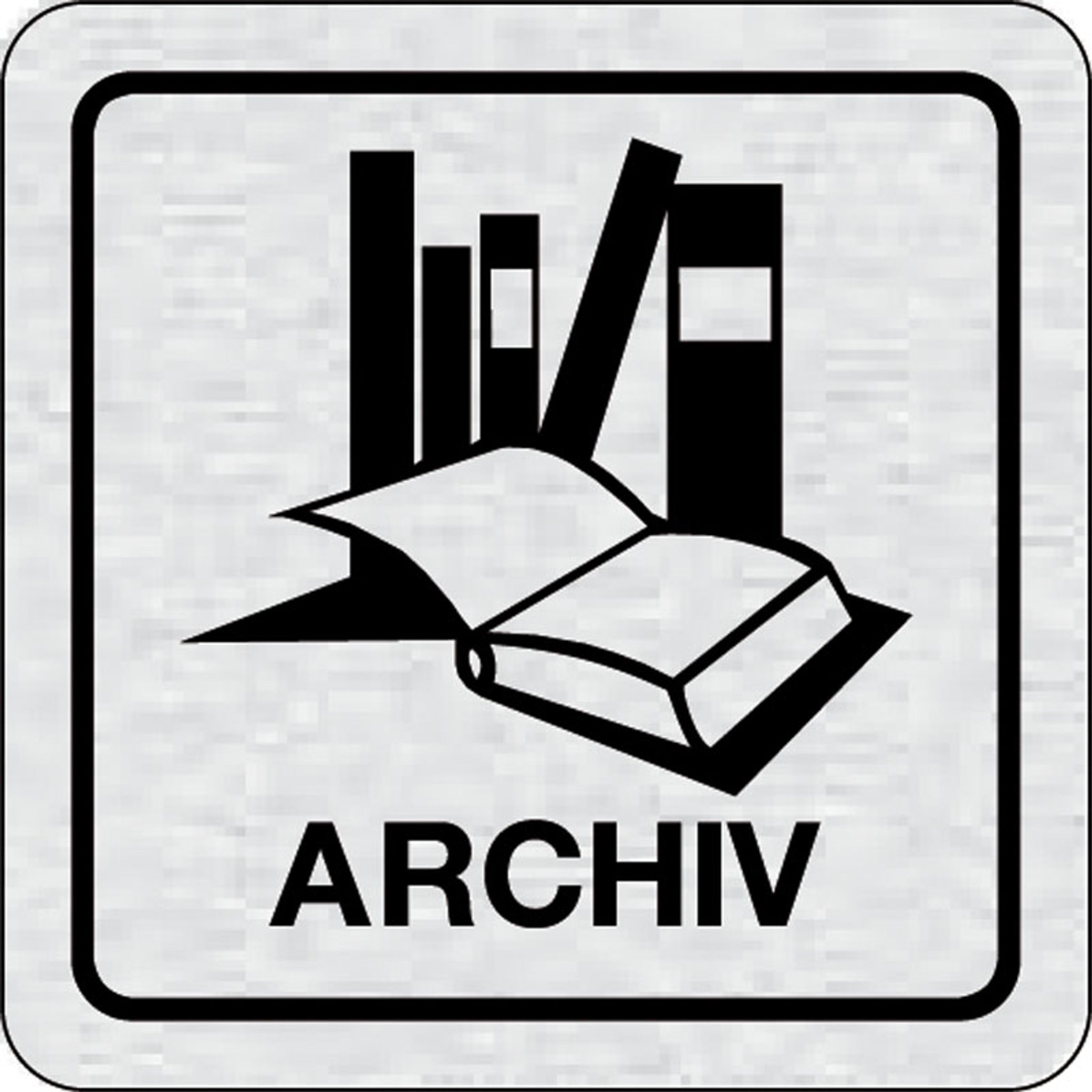Nalepovacia tabuľka na dvere - Archív