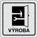 Nalepovacia tabuľka na dvere - Výroba