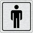 Nalepovacia tabuľka na dvere - WC muži