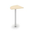 Narożnik biurka MIRELLI, 800 x 800 x 750 mm, brzoza