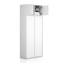 Nástavba pro skříně FRAME, 2x dveře, 872 x 450 x 427 mm, PUSH-lock, bílá