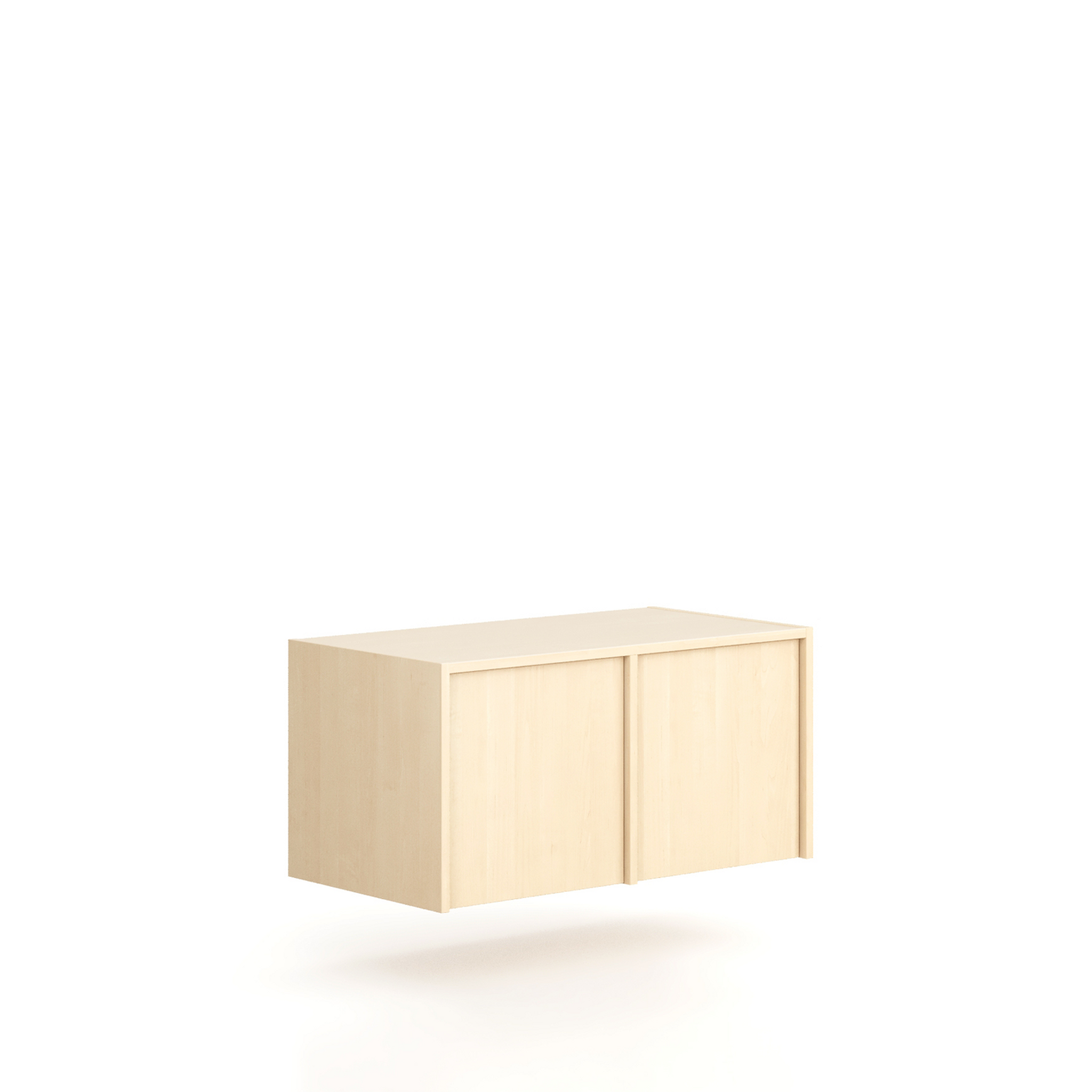 Nástavba pro skříně FRAME, 2x dveře, 872 x 450 x 427 mm, PUSH-lock, bříza
