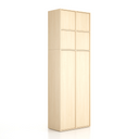 Nástavba pro skříně FRAME, 4x dveře, 872 x 450 x 854 mm, PUSH-lock, bříza