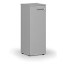 Niedriger Büroschrank mit Tür PRIMO GRAY, 400 x 420 x 1087 mm, grau