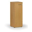 Niedriger Büroschrank mit Tür PRIMO WOOD, 1087 x 400 x 420 mm, Buche