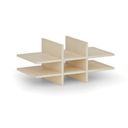 Nika PRIMO WOOD, 762 x 378 x 320 mm, Birke