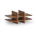 Nika PRIMO WOOD, 762 x 378 x 320 mm, Nussbaum