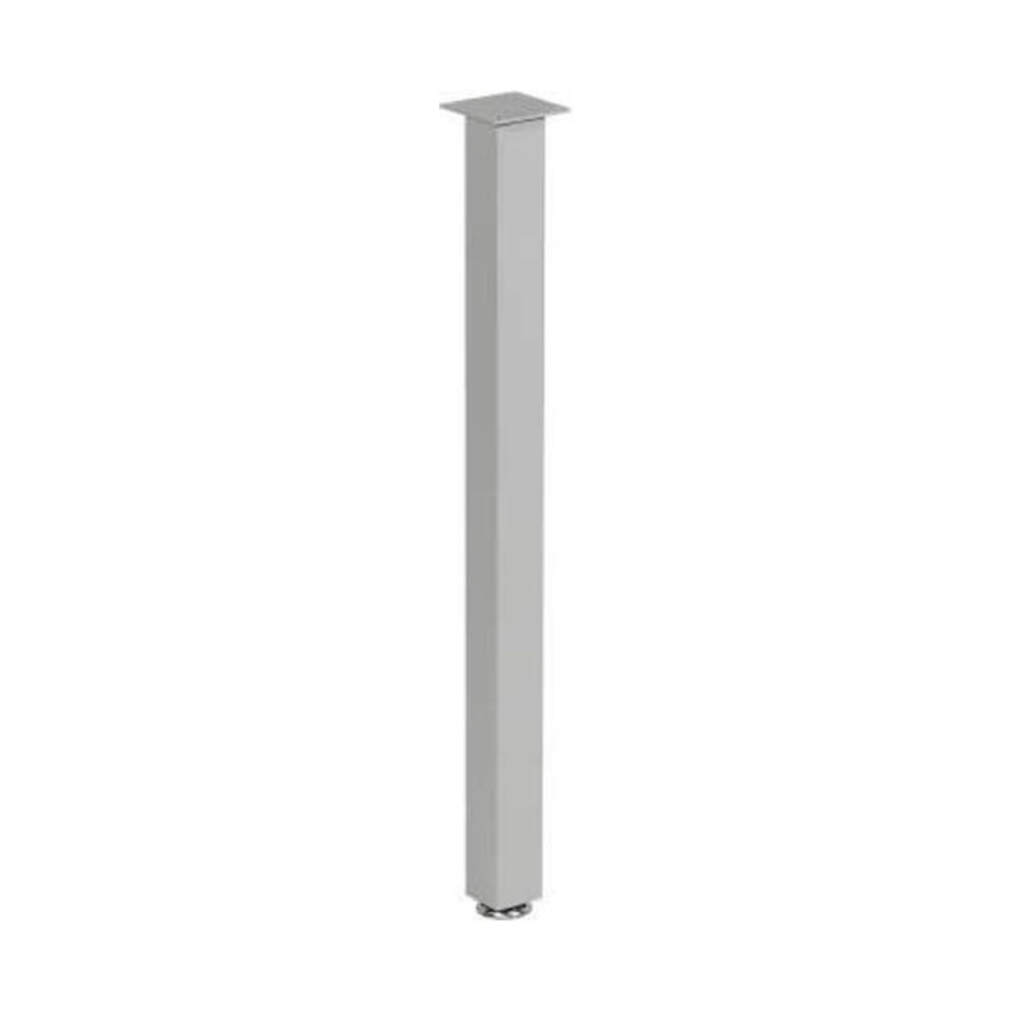 Noga stołu 60x60 mm, srebrna