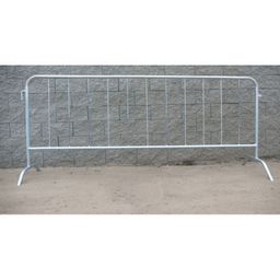 Oceľové mobilné oplotenie, dĺžka 1 m, priemer trubiek 32 mm