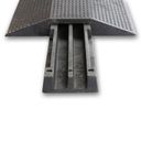 Ochrana kabelů, délka 1 m, šířka 490 mm, 2 otvory 40x35 mm, černá