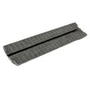 Ochrana kabelů spojovatelná, délka 0,8 m, šířka 150 mm, 1 otvor průměr 25 mm, černá