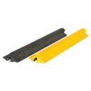 Ochrana kabelů spojovatelná, délka 0,8 m, šířka 150 mm, 1 otvor průměr 25 mm, černá
