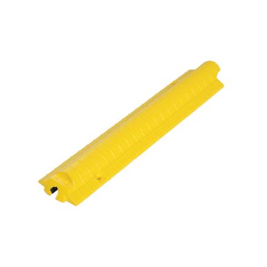 Ochrana kabelů spojovatelná, délka 0,8 m, šířka 150 mm, 1 otvor průměr 25 mm, žlutá