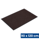 Odolná vstupní kobercová rohož s PVC, 90 x 120 cm, hnědá