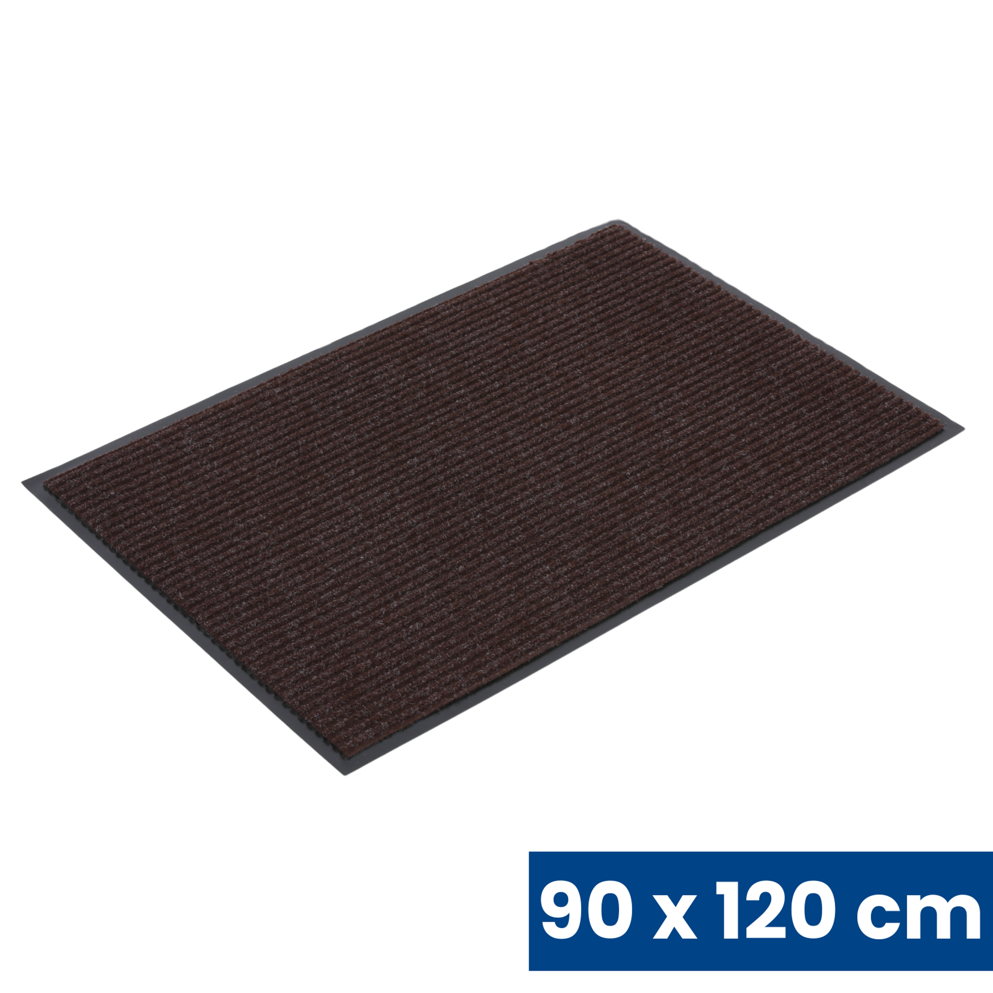 Odolná vstupní kobercová rohož s PVC, 90 x 120 cm, hnědá